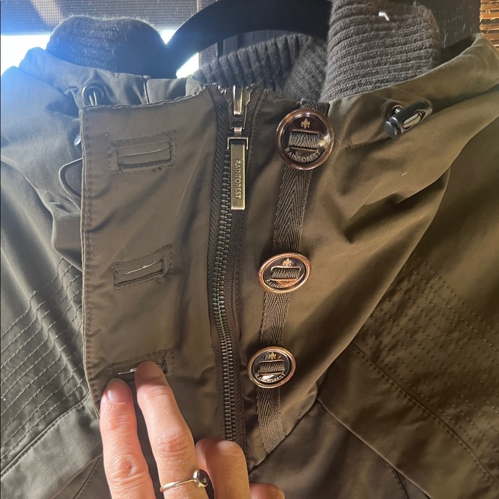 RAINFOREST Olive Utility Jacket - Picture 2 of 7